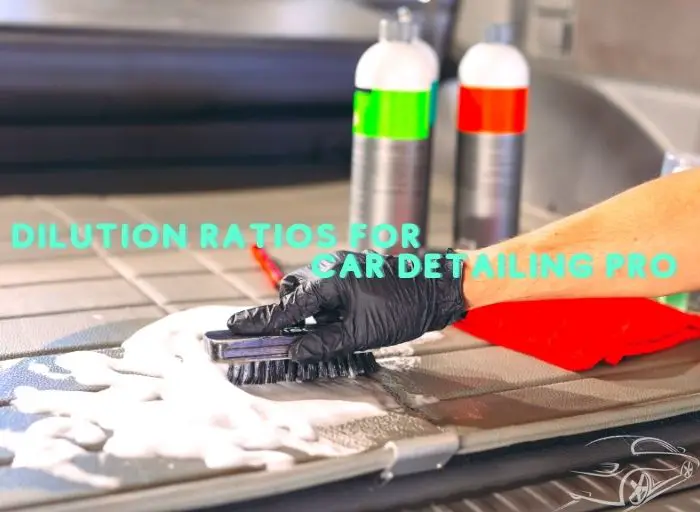 Dilution Ratios for Car Detailing Professional