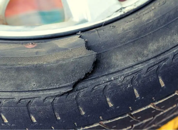 Tire Damage: Sidewall