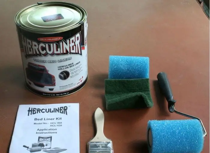 #5 Herculiner HCL1B8 Brush-on Bed Liner Kit