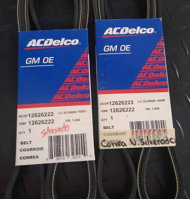 ACDelco 12626222 GM Original Equipment V-Ribbed Serpentine Belt