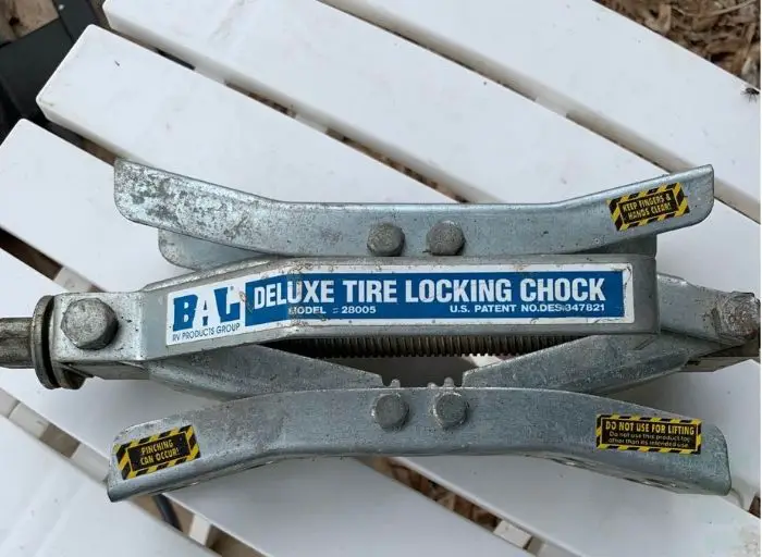 Best RV Wheel Chocks #3 BAL 28005 Deluxe Tire Chock