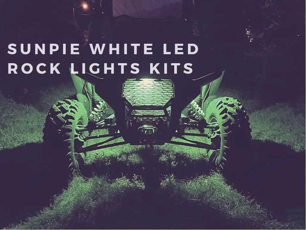 Best Rock Lights -SUNPIE White LED Rock Lights Kits