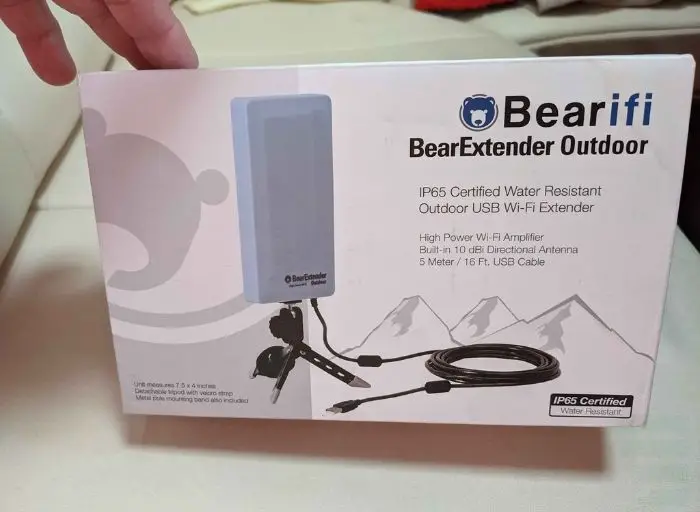 Best Wifi Booster for RV #1 Bearifi BearExtender USB Wi-Fi Extender Antenna