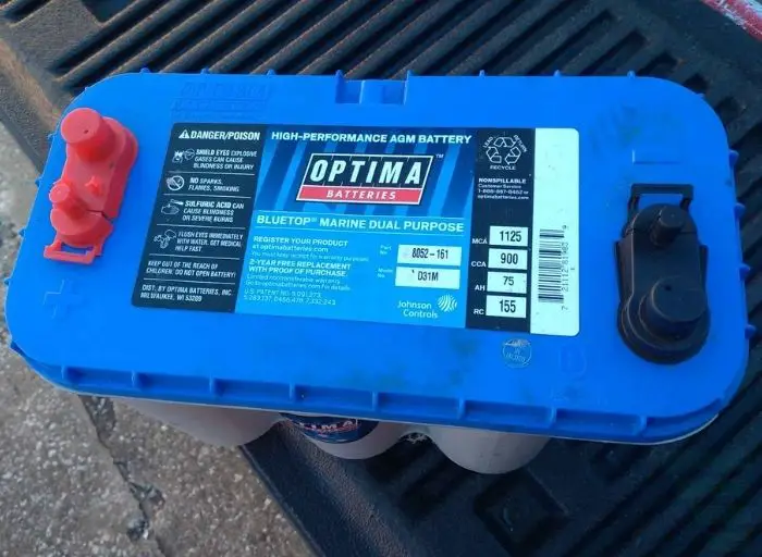 Optima 8052-161 D31M BlueTop Starting & Deep Cycle Battery