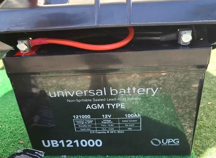 Universal UB121000-45978 Deep Cycle AGM Battery